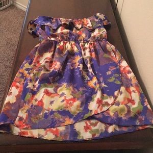 Flower mini dress